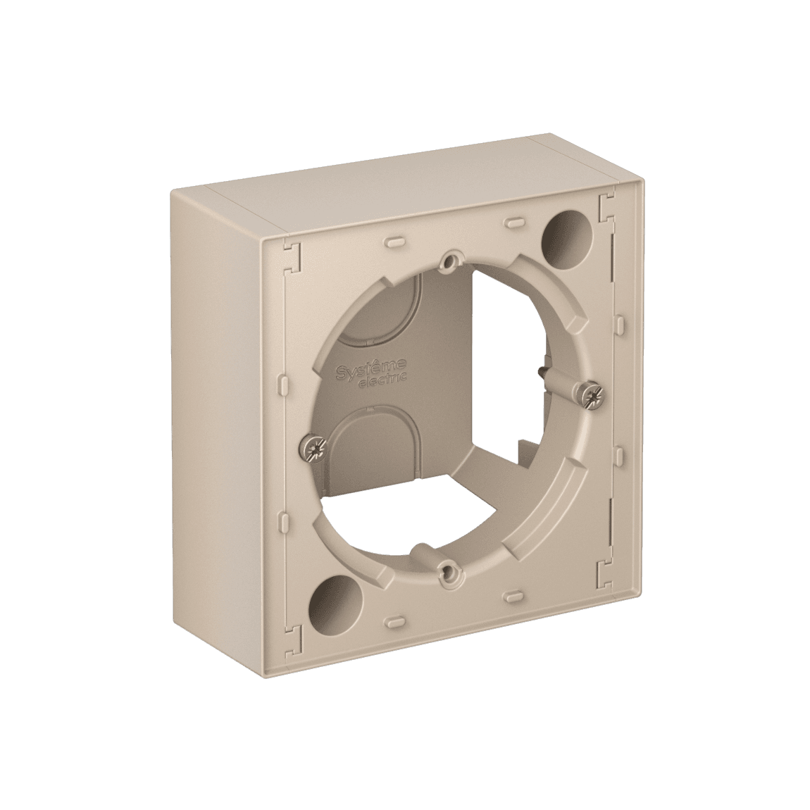ATLASDESIGN КОРОБКА для наружного монтажа, ПЕСОЧНЫЙ