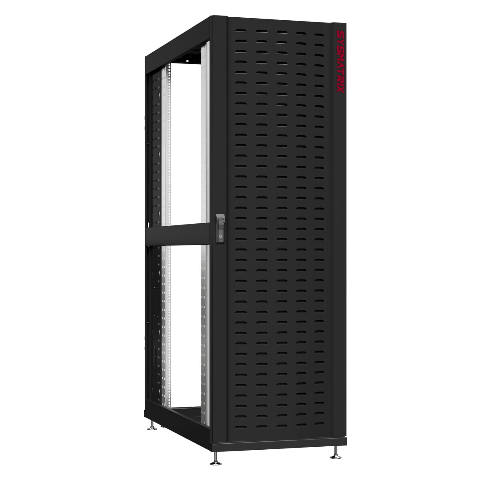 Шкаф серверный 45U 800х1070 передняя дверь: протект IP41. задняя дверь: без. боковые панели: без. цвет: черный RAL9005