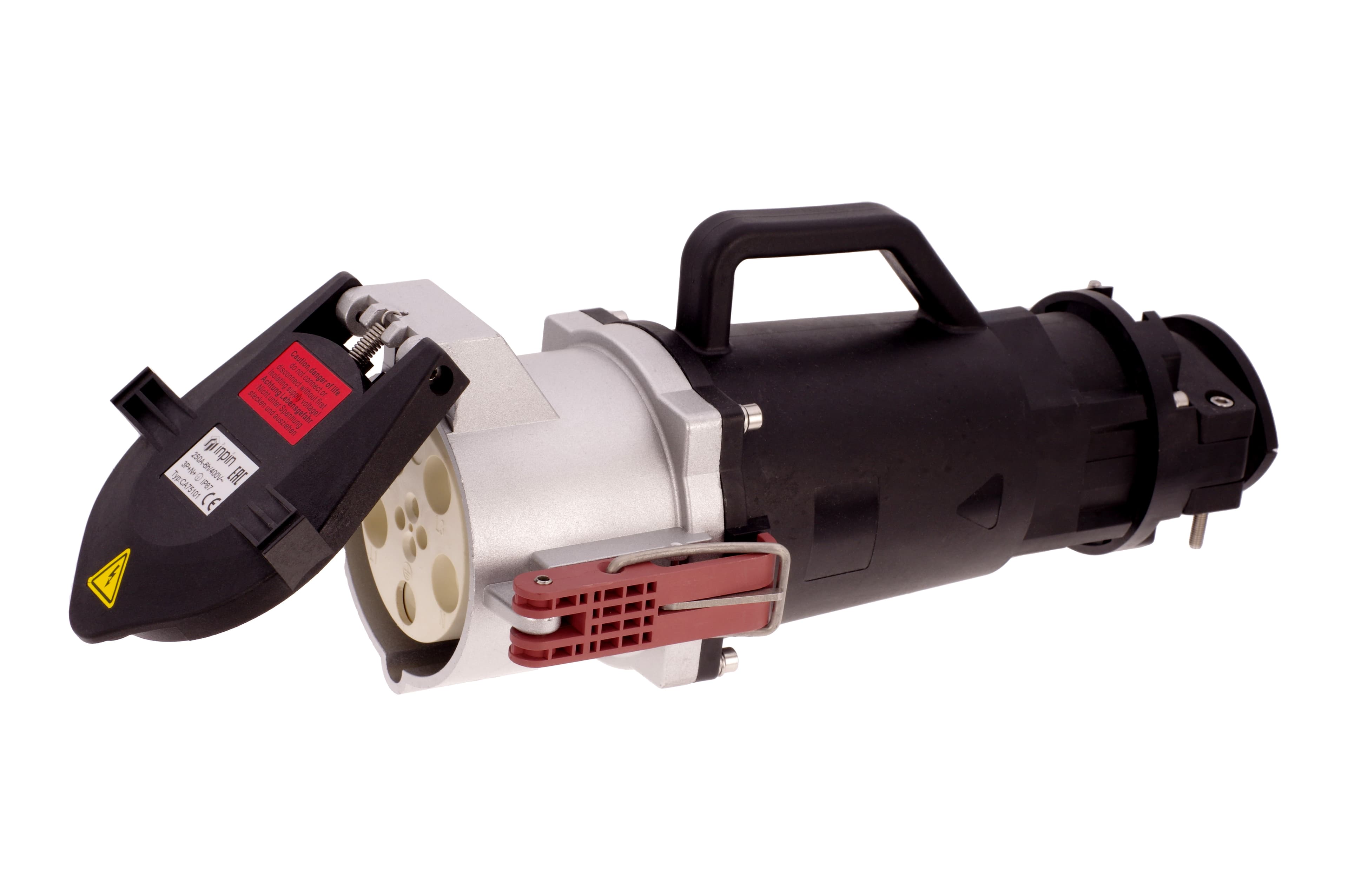 Розетка кабельная 200A/380-690V/3P+N+E/IP67