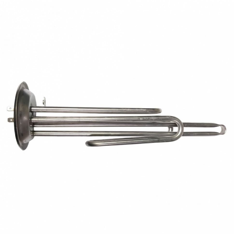 ТЭН RF 2000W(700+1300), нерж, D92мм, М6, клеммы под разъем, L285мм, 220V