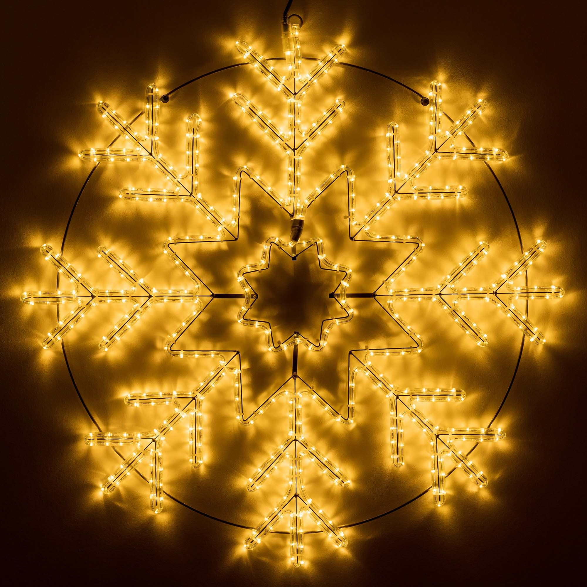 Фигура ARD-SNOWFLAKE-M8-950x950-540LED Warm 230V, 33W Ardecoled, IP65