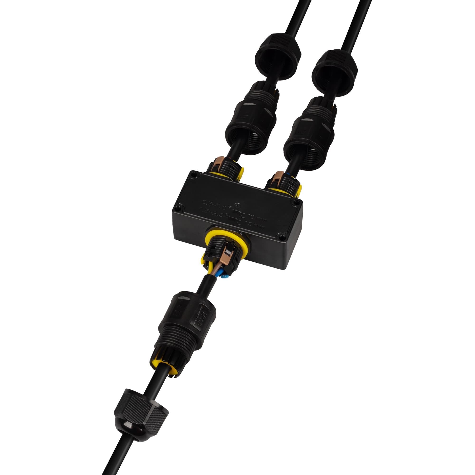Коннектор NEO-GERM-3pin-Y-WTW, 4-8mm, IP68