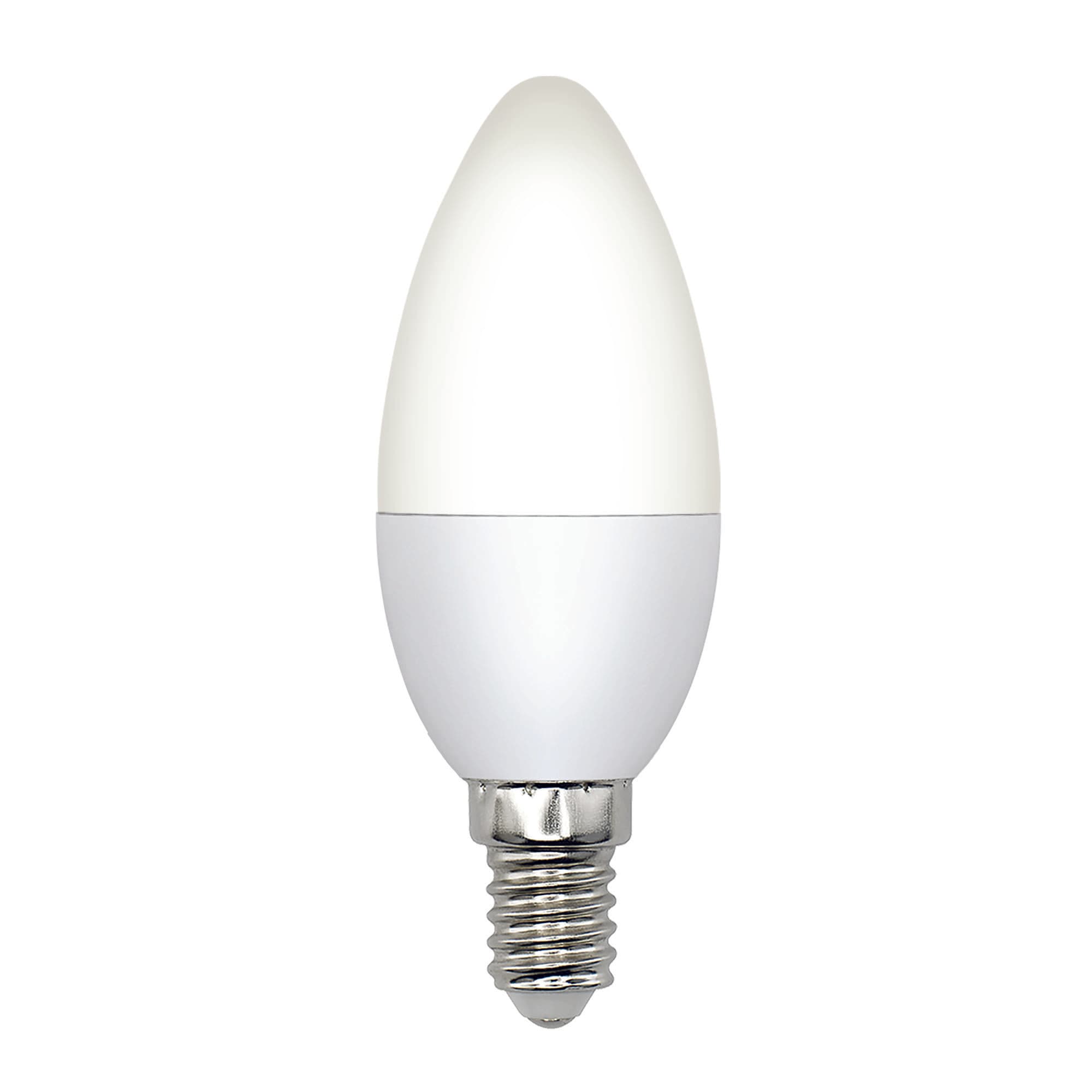 "Лампа светодиодная Форма ""свеча"" матовая Белый свет 4000K LED-C37-5W/4000K/E14/FR/SLS "