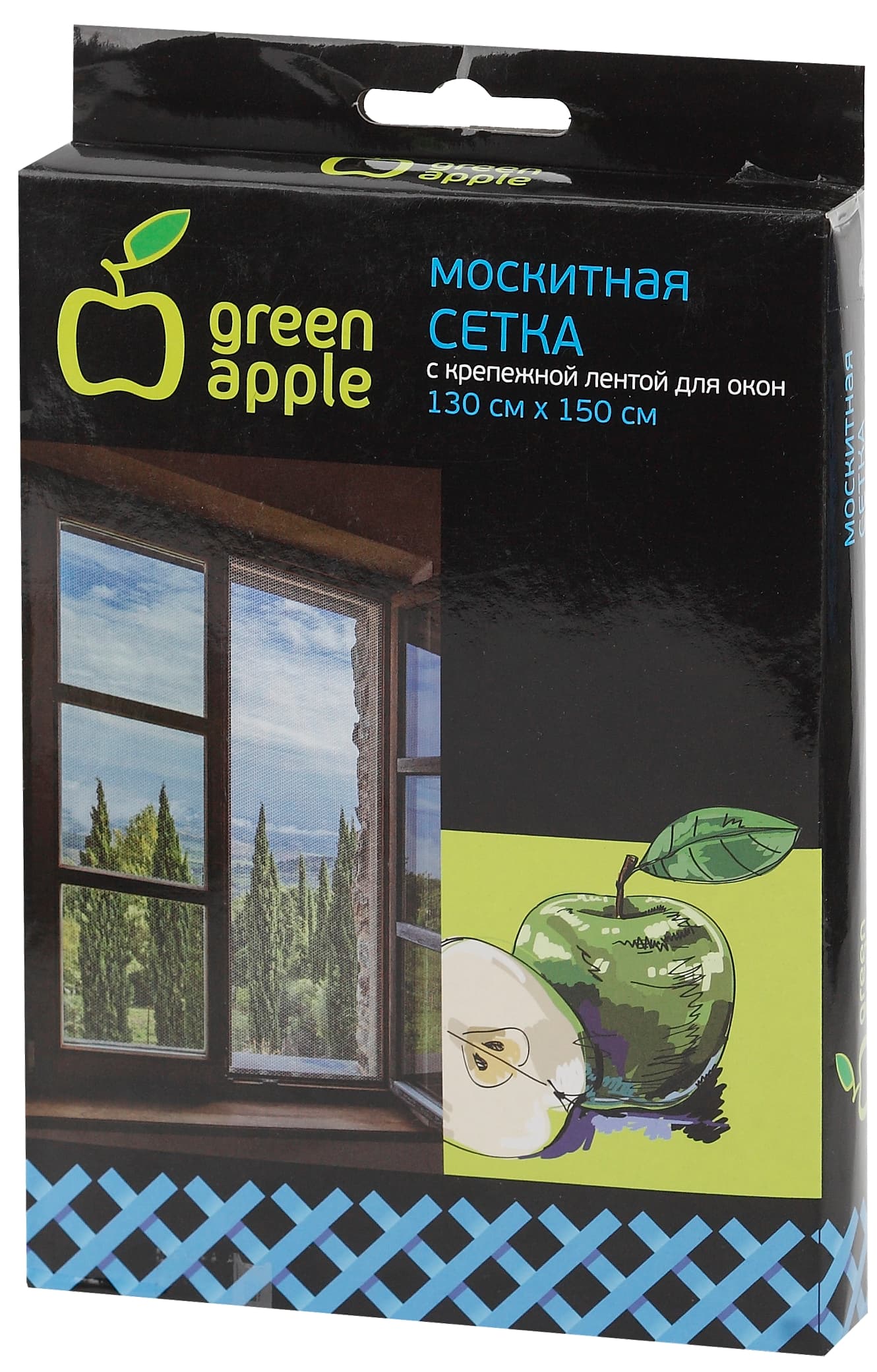 Сетка москитная для окон 130*150см (сетка + GBN001