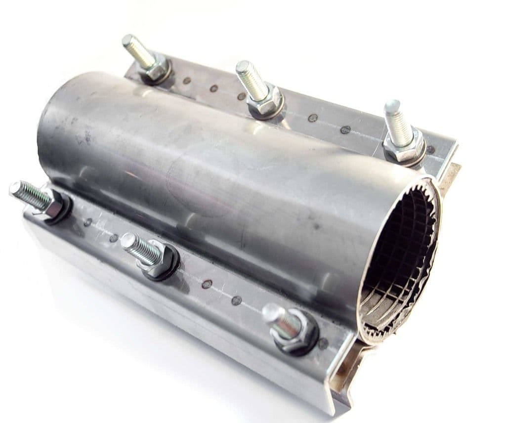 Хомут двухсторонний ремонтный D720-740 L600 нержавеющая сталь AISI304 W4