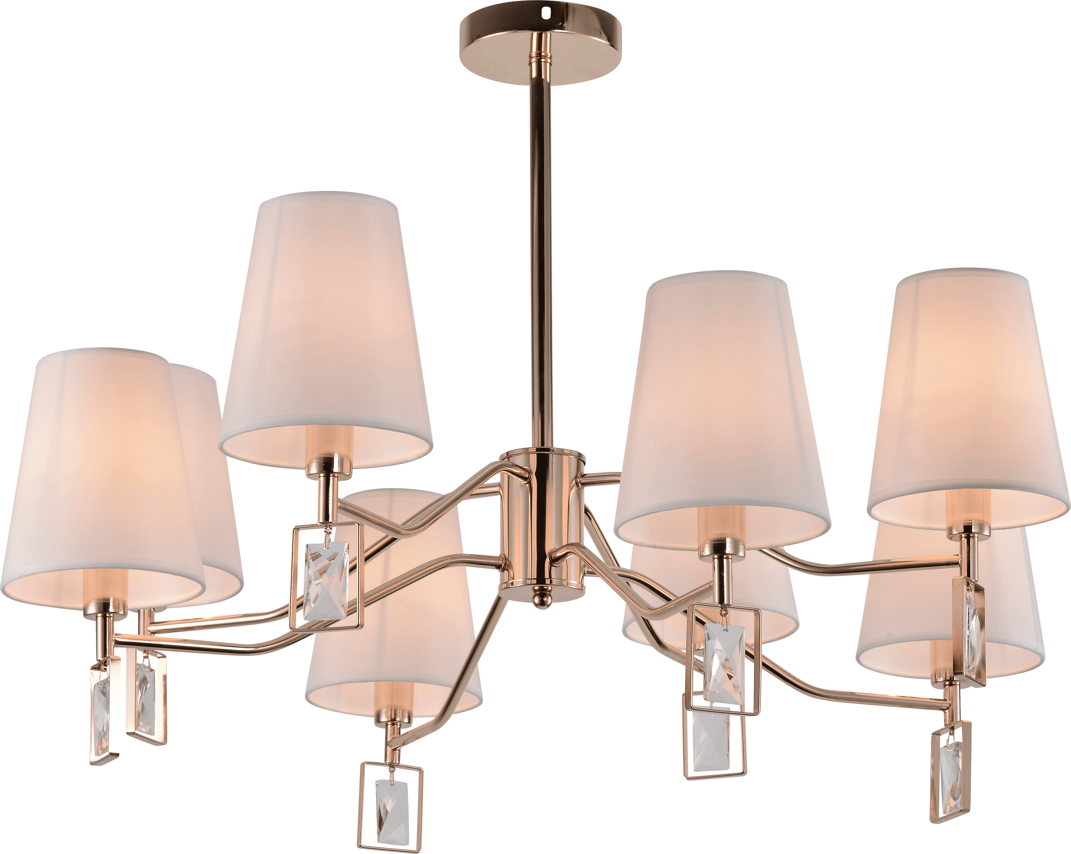 Люстра Cristal 2095-308 8 х Е14 40 Вт классика