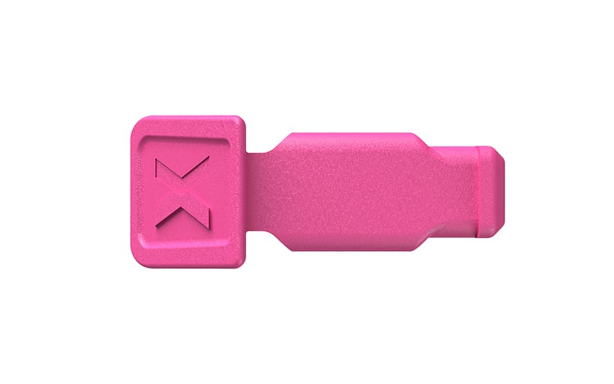 Клипса цветная, пурпурная (маджента), 10 шт, для маркировки инструмента KNIPEX, ColorCode Clip