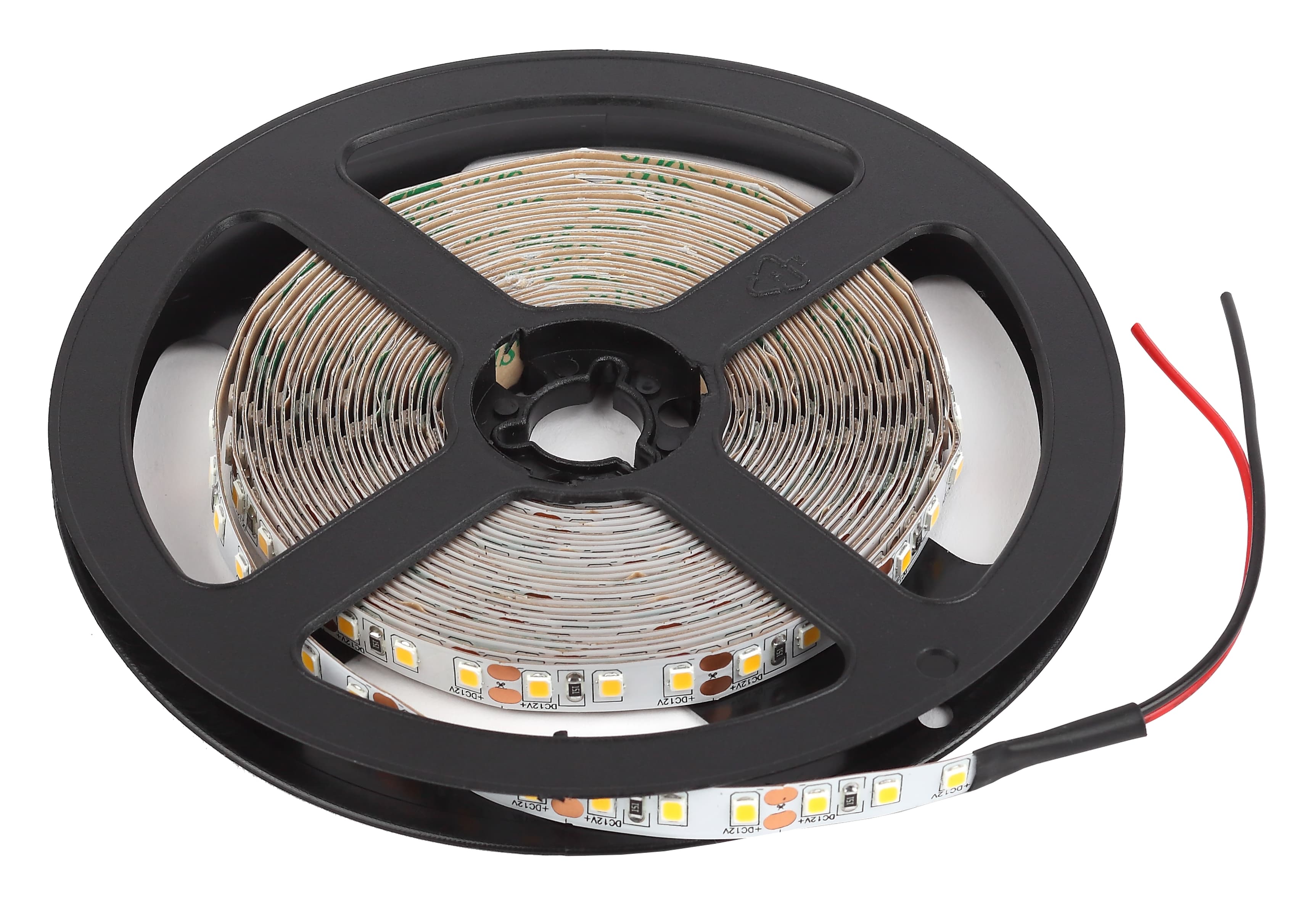 Лента светодиодная 9,6Вт/м 12В 2700К IP20 120LED/м KU-2835AD-120D-WW