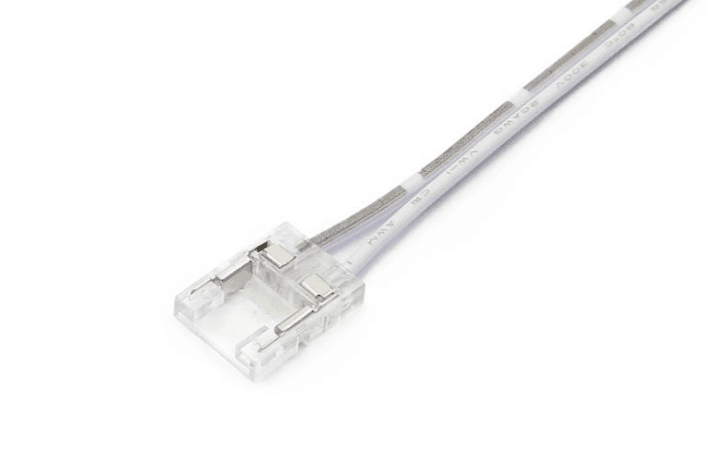 Разъем с проводом для LED ленты COB 10 мм, лента - источник питания