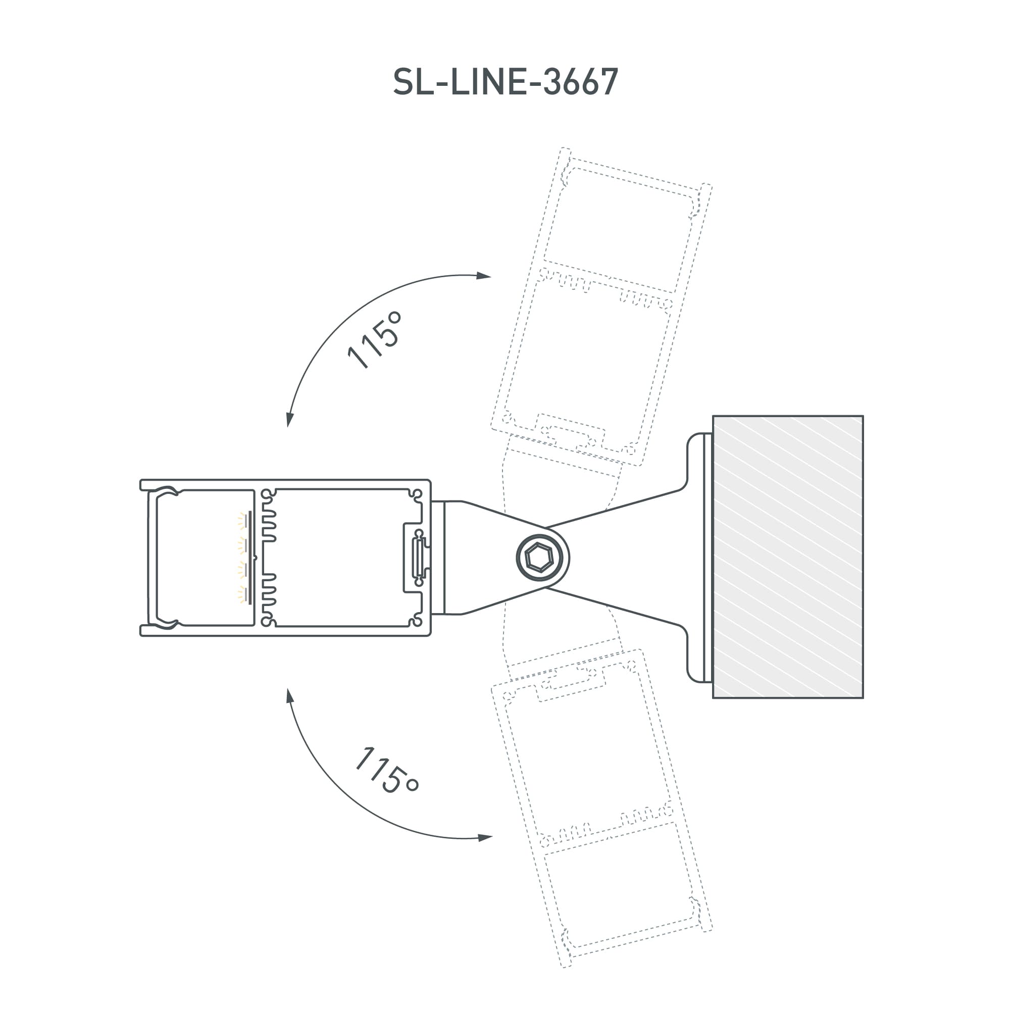Профиль SL-LINE-3667-2000 ANOD (ARL, Алюминий)