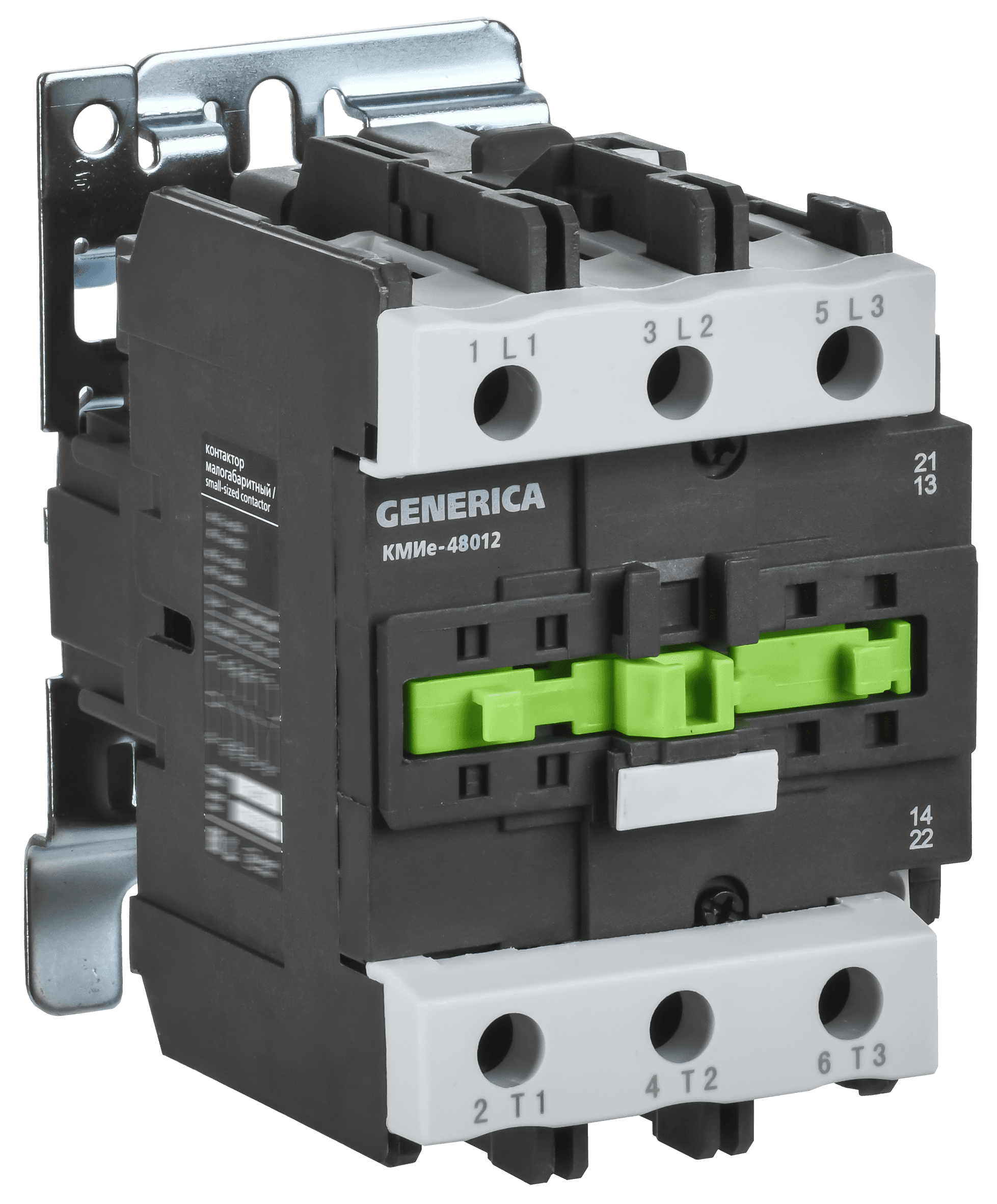 Контактор КМИе-48012 80А 230В/АС3 1NO 1NC GENERICA