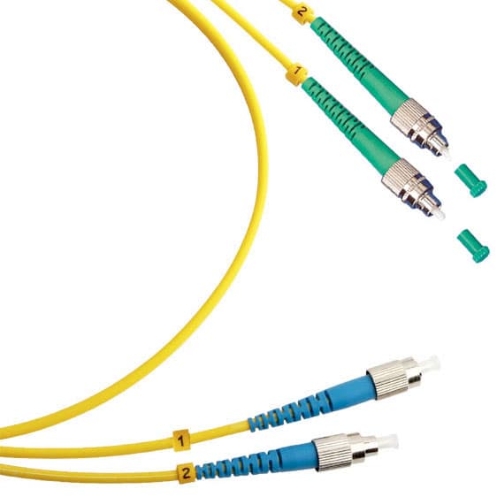 Патч-корд оптический duplex 5м FC/APC-FC/UPC 9/125 sm LSZH