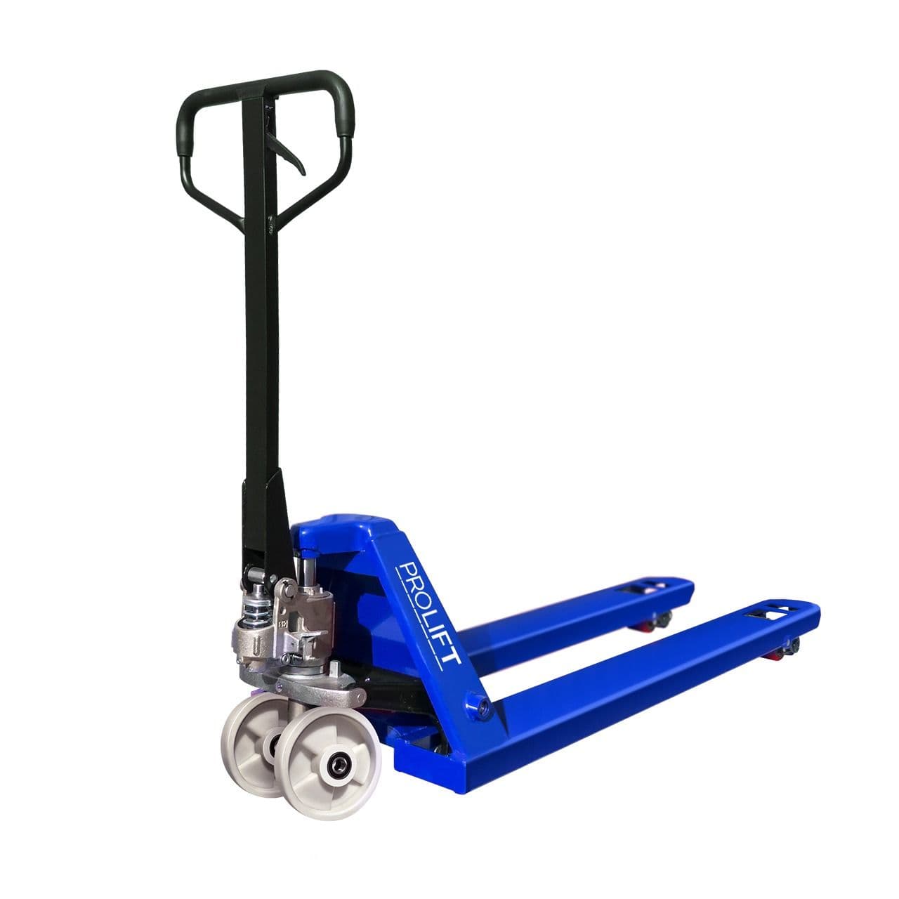 Тележка гидравлическая PROLIFT AC25, г/п 2500 кг, колеса нейлон, вилы 1150x550мм, синий