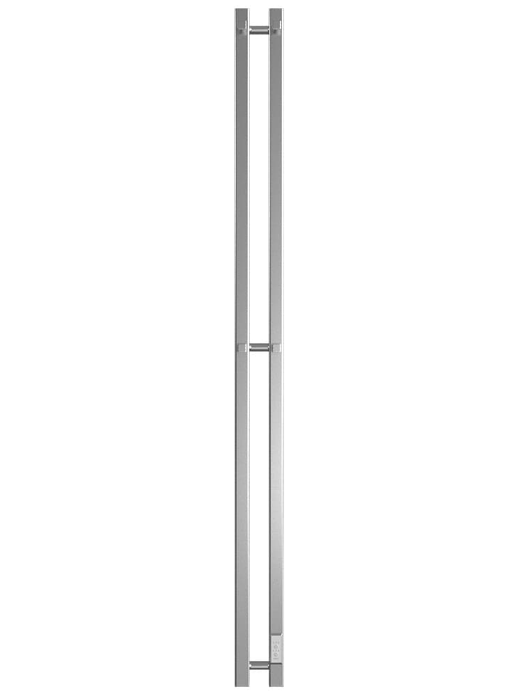 Полотенцесушитель электрический из квадратного профиля X-2 plaza neo 160/8 с диммером цвет хром