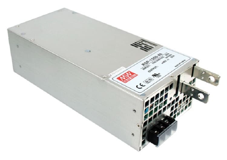 Блок питанияAC-DC, 1500Вт, вход 90…264V AC, 47…63Гц 127…370В DC, выход 12В0…125A, рег. вых=±10%Uном, изоляция 3000В AC, в корпусе 278х127х83.5мм, -20…+70°С