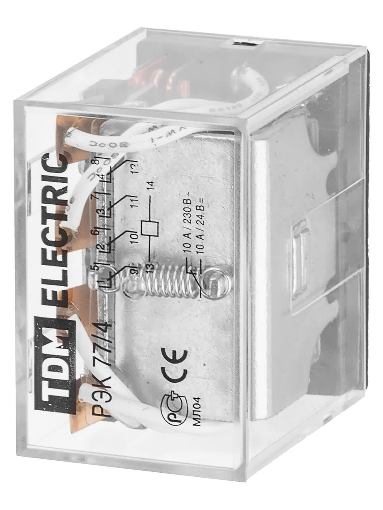 Реле РЭК77/4 10А 230В АC
