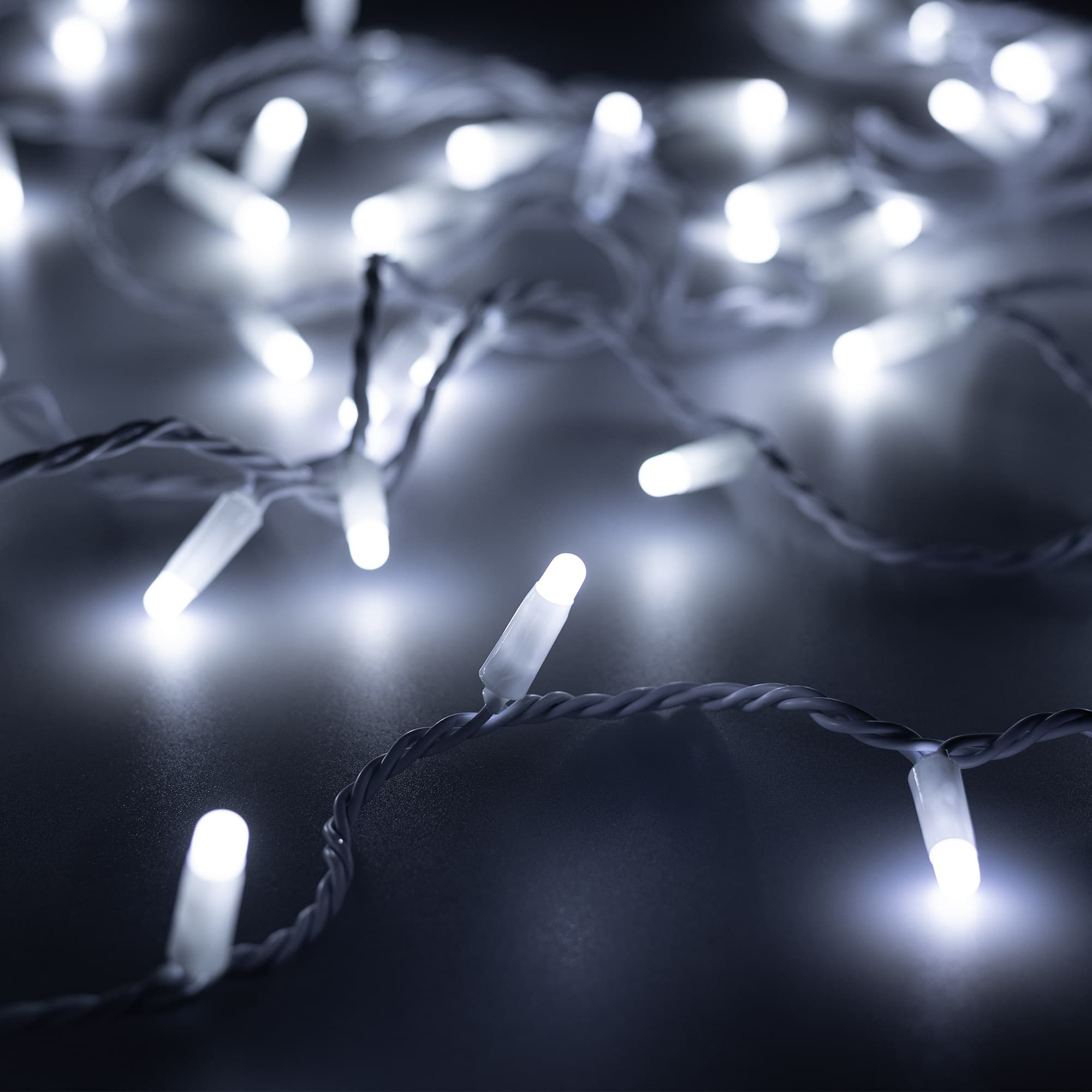 Гирлянда светодиодная декоративная ARD-STRING-CLASSIC-1000-WHITE-100LED-MILK-PULSE White 230V, 7W ARDCL, IP65