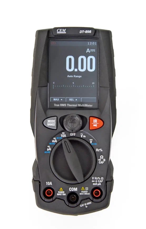 Мультиметр TRMS с встроенным тепловизором DT-898