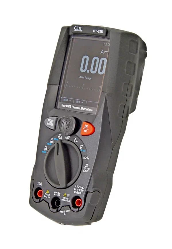 Мультиметр TRMS с встроенным тепловизором DT-898