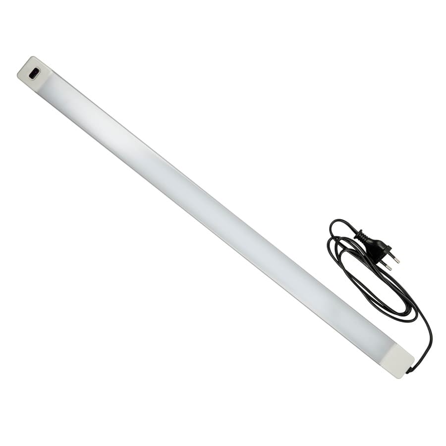 Светильник светодиодный для мебели. LI-F45-9W/4500K/DIM SENSOR IP20 SILVER 600х35х16мм 600Lm
