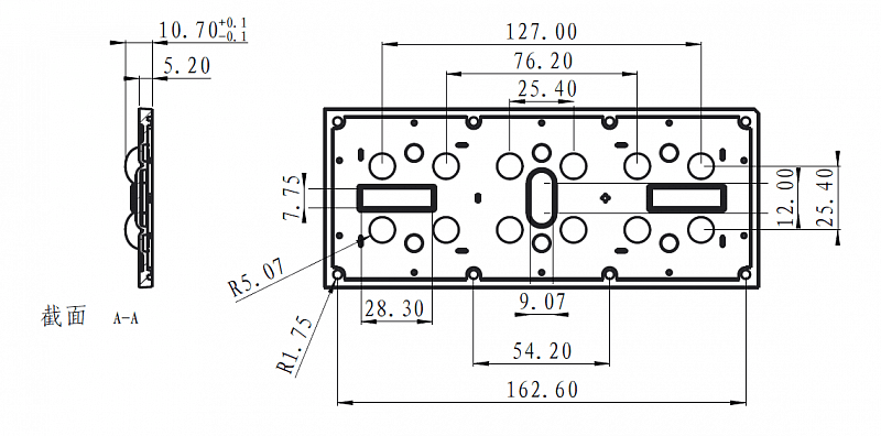Оптика вторичная DK-173-12H1-90deg (2x6-Dk 90deg) с уплотнителем