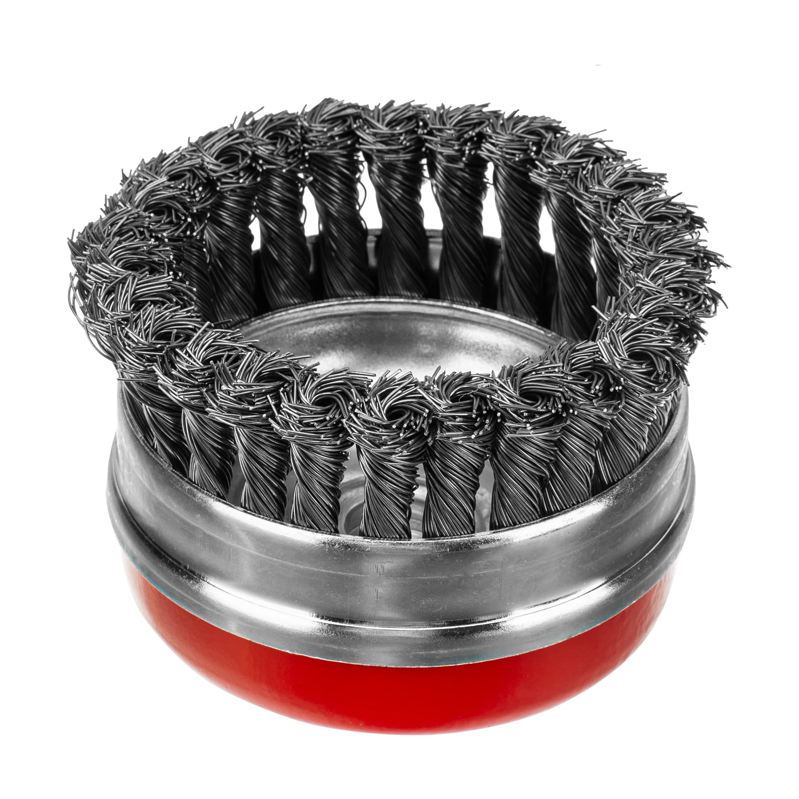 Щетка для УШМ Heavy Duty, 100 мм, М14, Чашка, крученая проволока 0,5 мм