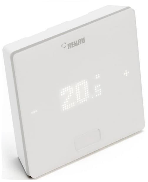 Термостат комнатный Nea Smart 2.0 HRW, беспроводной, с датчиком температуры и влажности, LED дисплей, белый