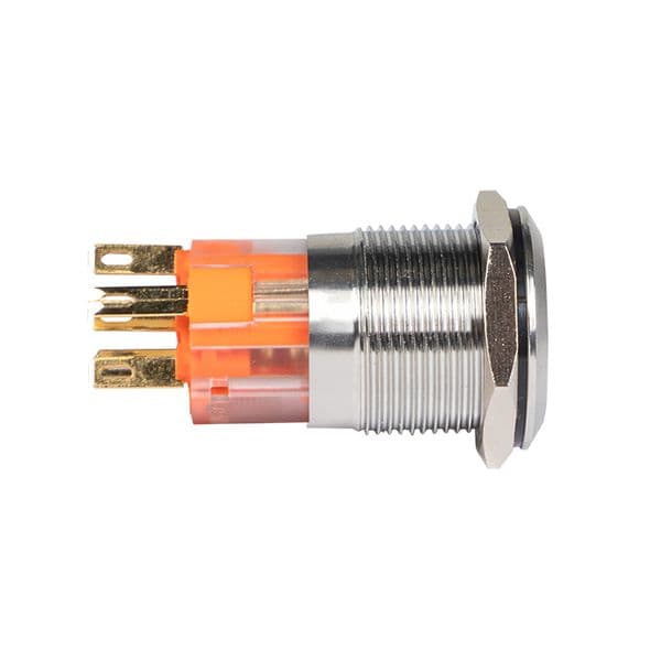Кнопка S-Pro67 19 мм с фикс. с белой подсв. 24В PROxima