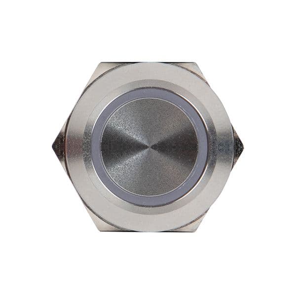 Кнопка S-Pro67 19 мм с фикс. с белой подсв. 24В PROxima