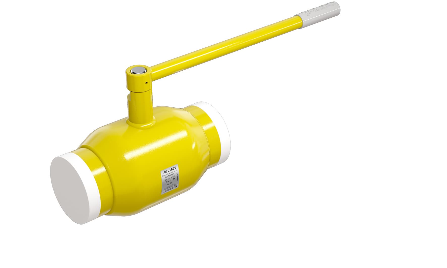 Кран шаровой газовый под приварку стандартнопроходной DN 25 PN 40