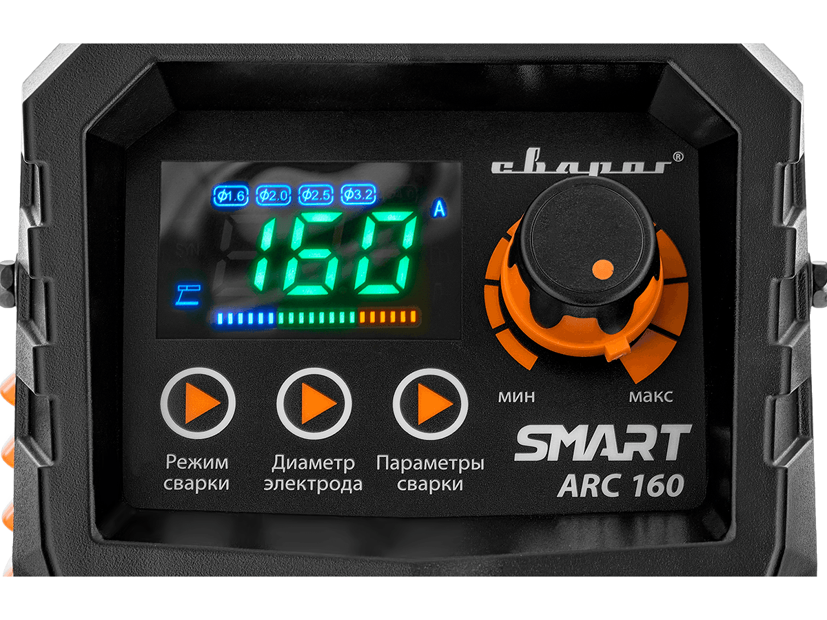 Инвертор сварочный ARC 160 ''REAL SMART'' (Z28103)