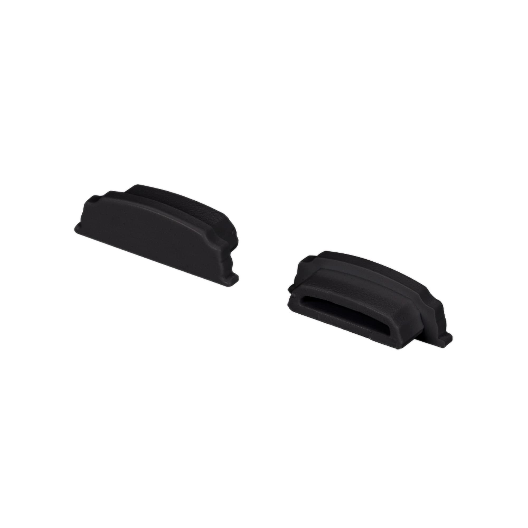 Заглушка ARH-BENT-W18 BLACK глухая (Пластик)