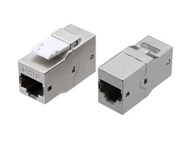 Адаптер проходной (coupler) RJ-45(8P8C) формата Keystone Jack