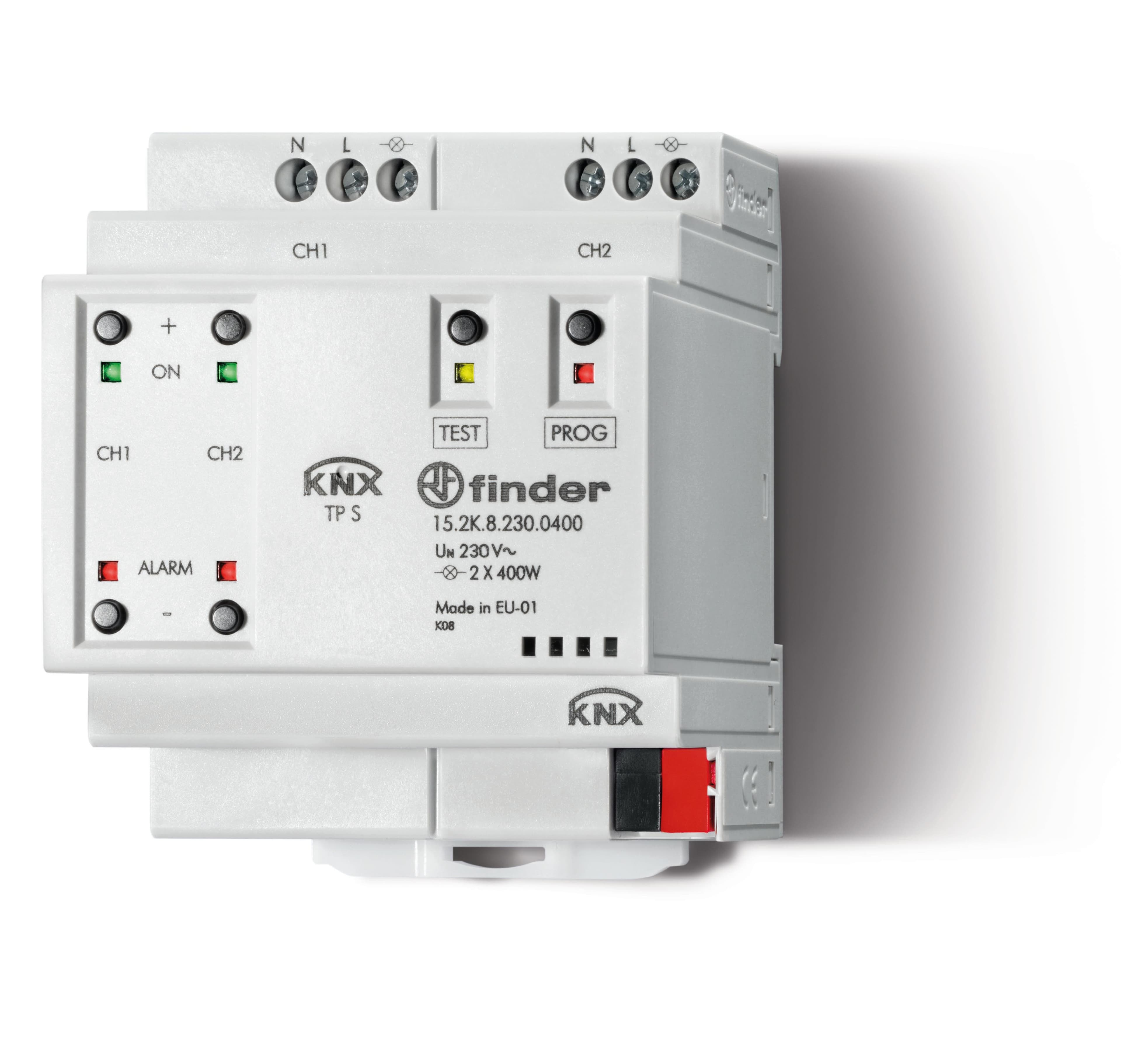 Диммер электронный KNX, 400Вт, 2 канала, питание 230В АC