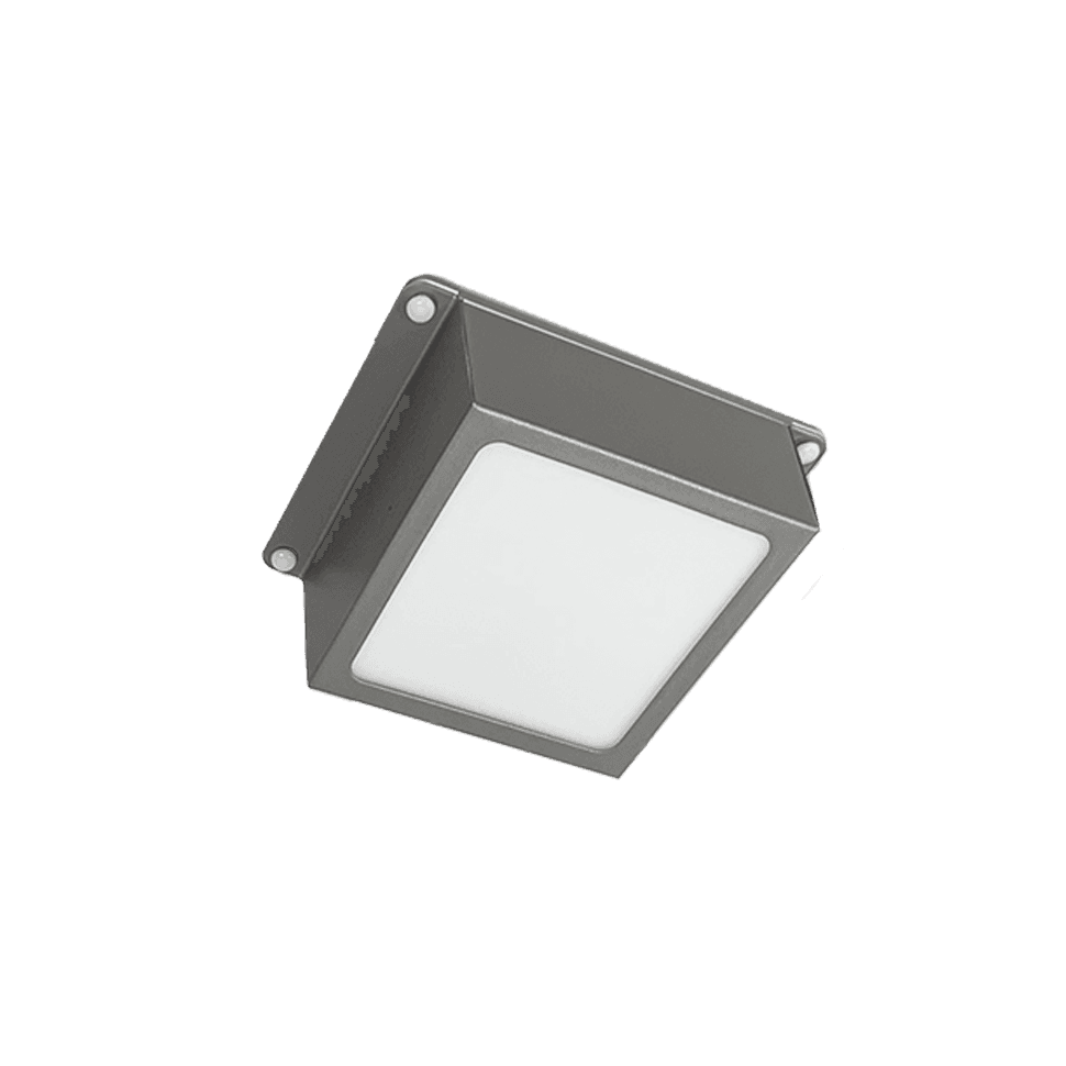 Светильник светодиодный ДВО 089/G OPAL 9W 6500K GREY IP40 780Лм Грильято 100х100мм Домино