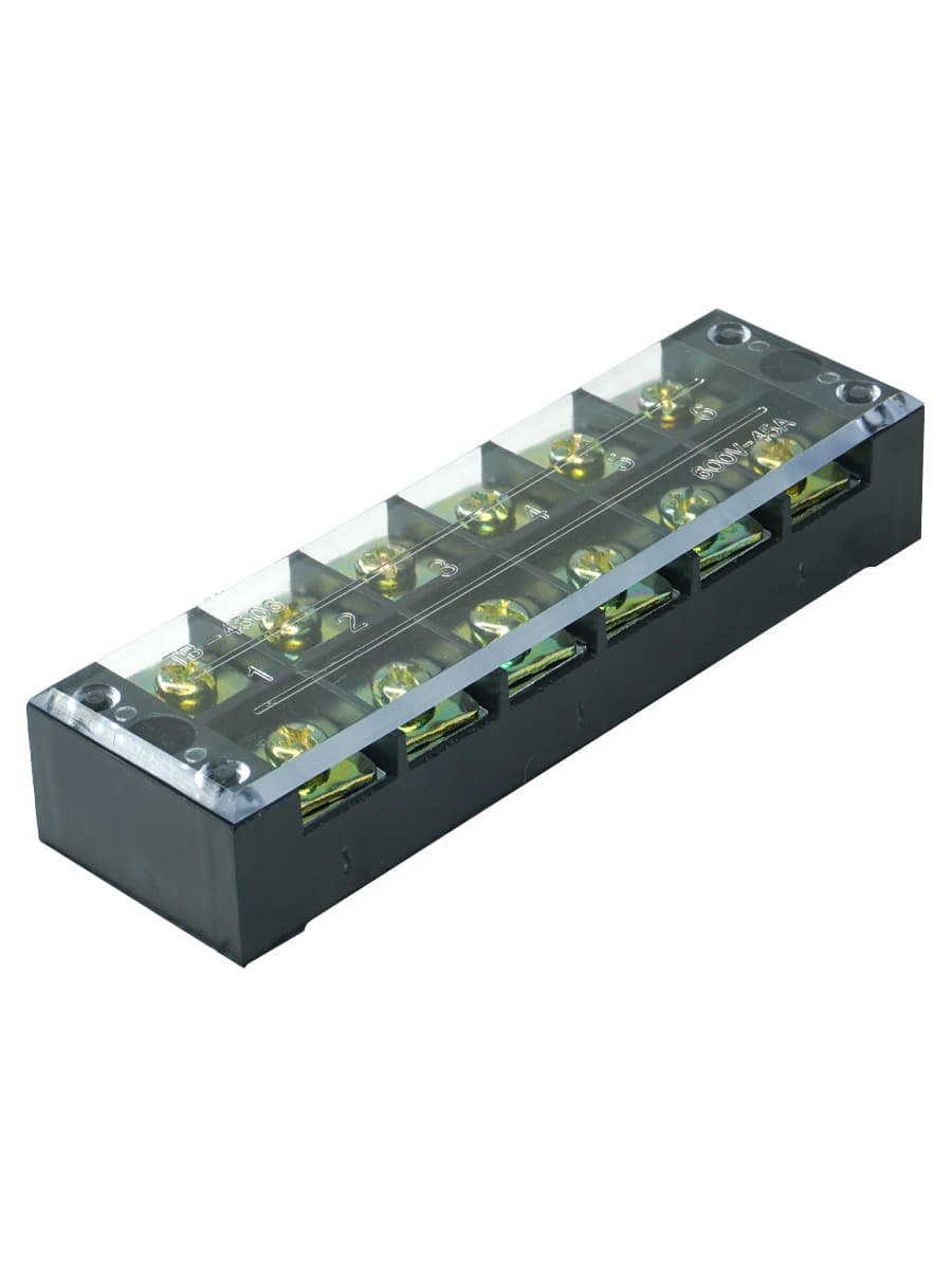 ТВ-4506, 45А, 6 клеммных пар, IP30, блок зажимов