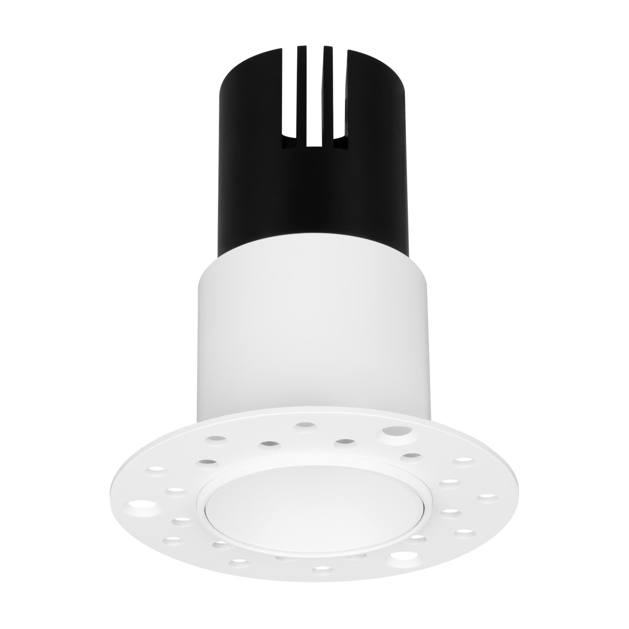 Светильник MS-INVISIO-TRIMLESS-R55-15W Warm3000, WH-WH, 36 deg, 230V, IP54, Металл, 5 лет