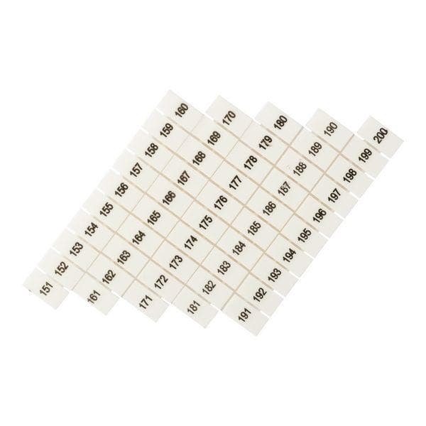 Маркеры для ST 1,5 с нумерацией 150-200 (100 шт.) EKF