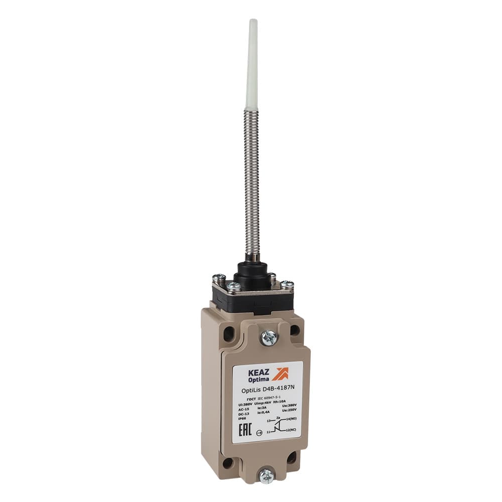 Выключатель концевой OptiLiS D4B-4186N пружина с наконечником металлическим XCKJ109H29