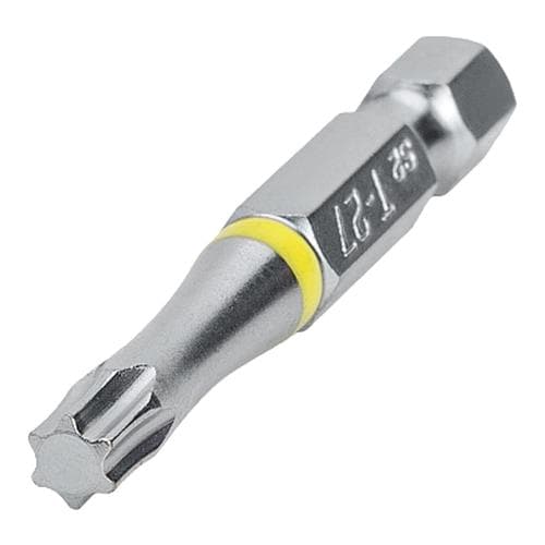 Бита с профилем TORX (торкс - шестилучевая звезда) TX27, длина 50 мм, хвостовик E6,3 мм, торсионная (3 шт)
