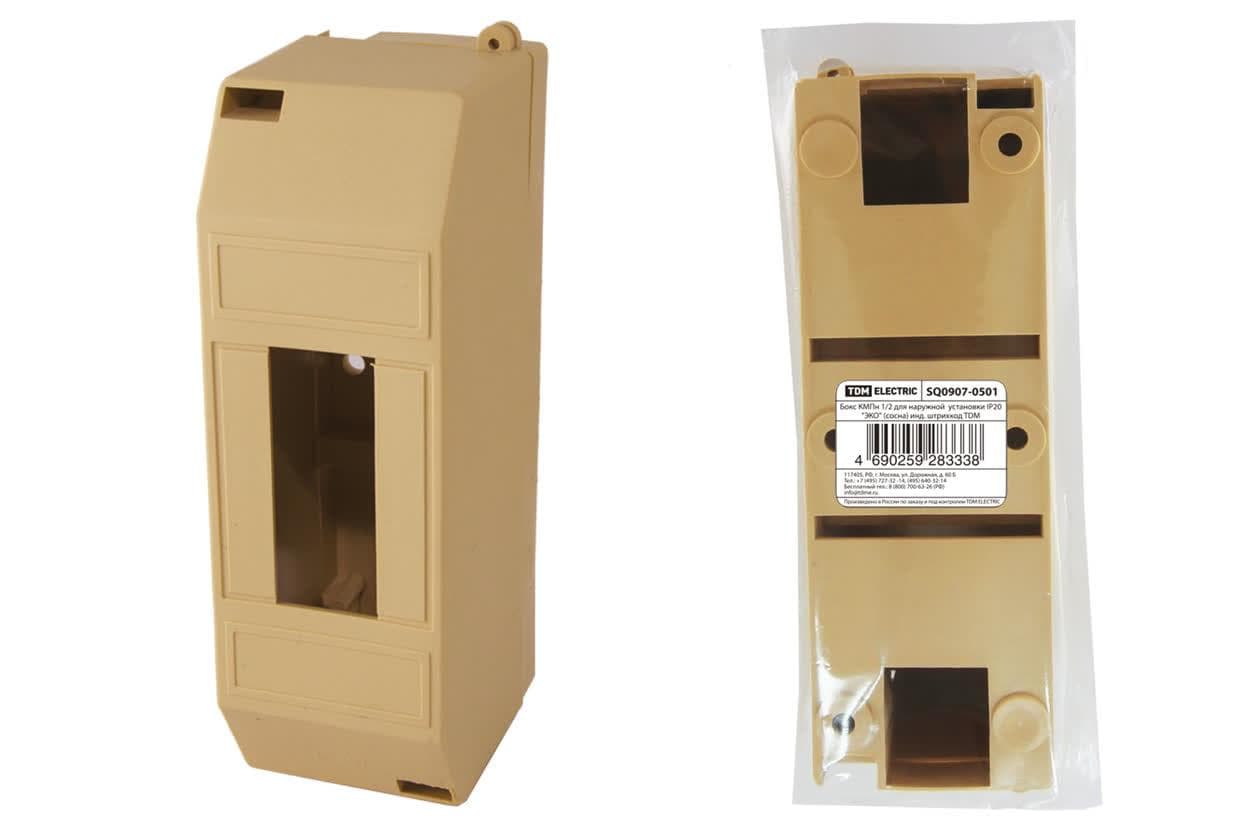 Бокс КМПн 1/2 для наружной установки IP20 ''ЭКО'' (сосна) инд. штрихкод