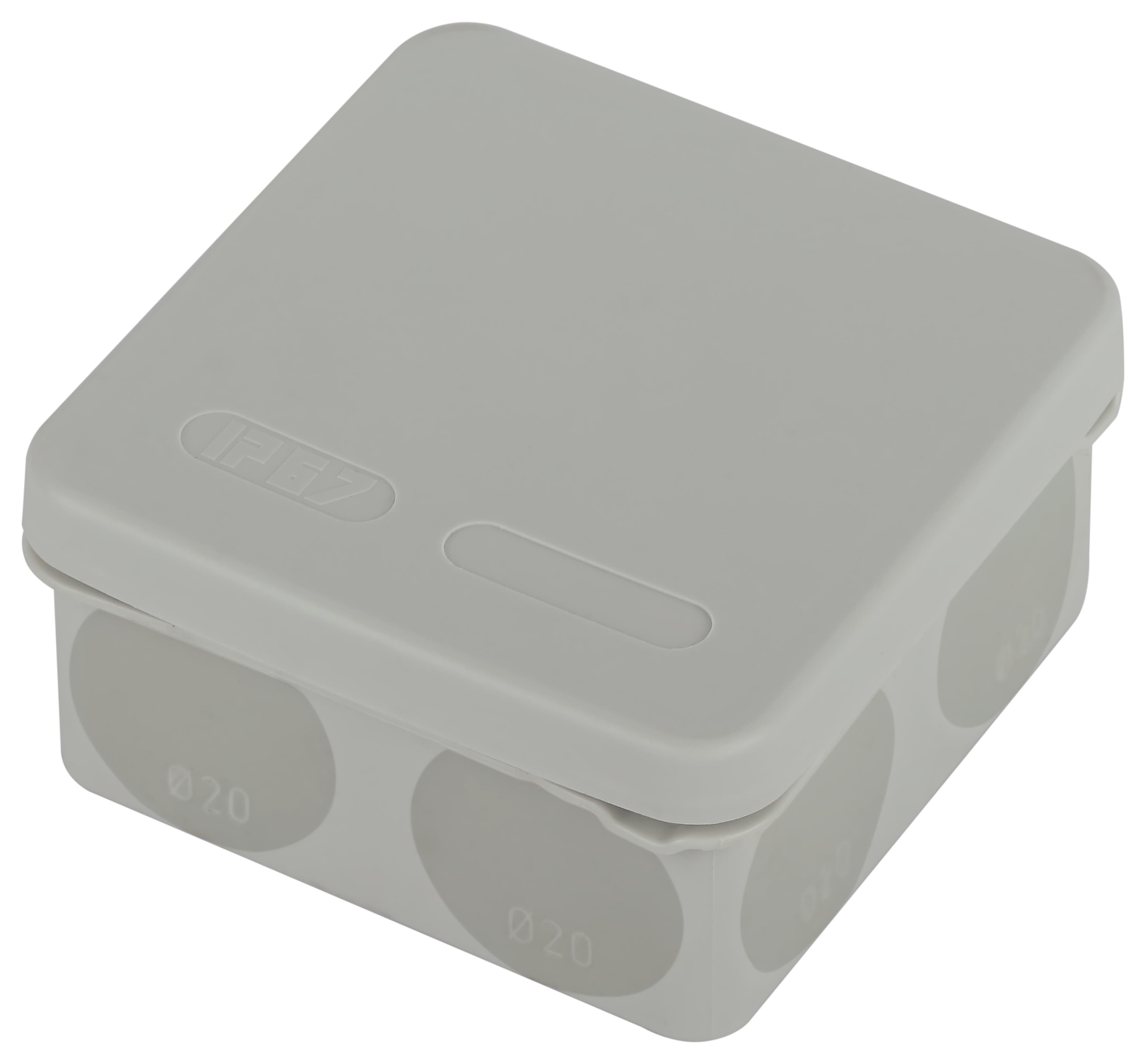 Коробка распаячнаяKOR-80-80-40-9g-2MP двухкомпонентная безгалогенная атмосферостойкая 80х80х40мм прямой монтаж