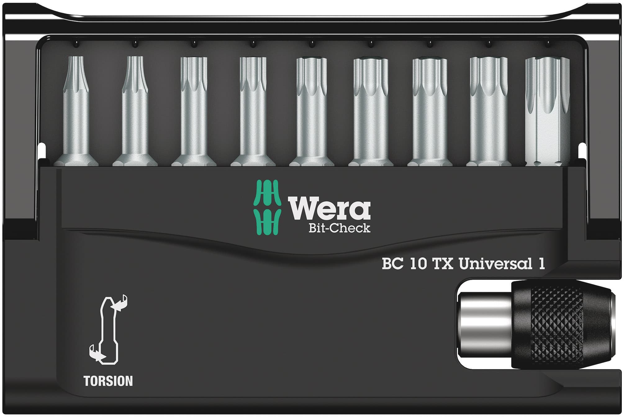 Набор бит с битодержателем Bit-Check 10 TX Universal 1 универсальное применение 10 предметов