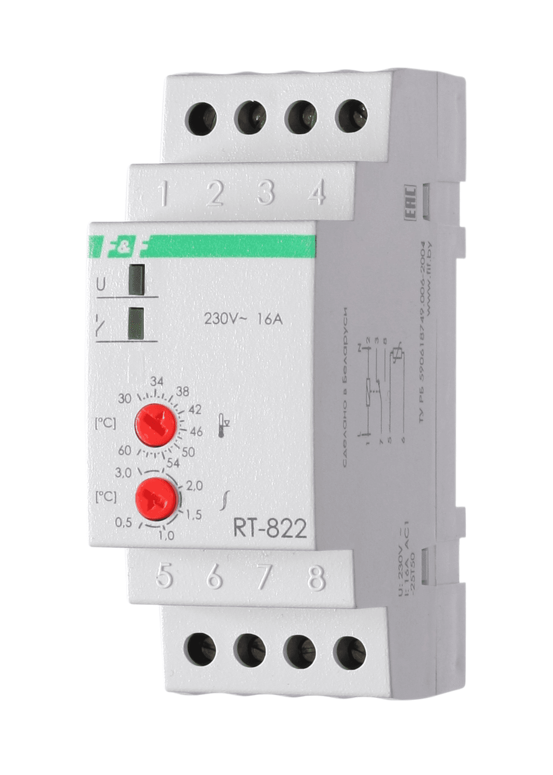 Реле контроля температуры RT-822