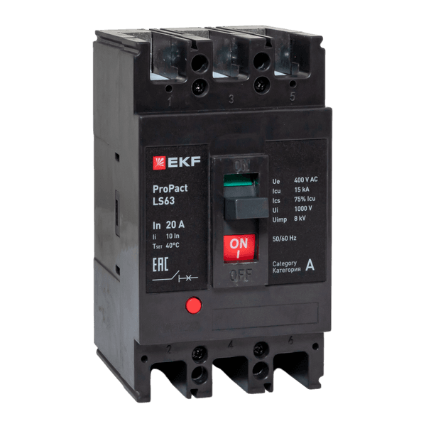 LS63 15кА 3P 20А ProPact EKF