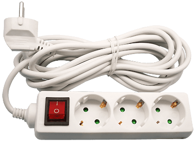 Удлинитель 71 455 NPE-S1-03-300-ESC-3x0.75 кит 10А ПВС 3х0.75