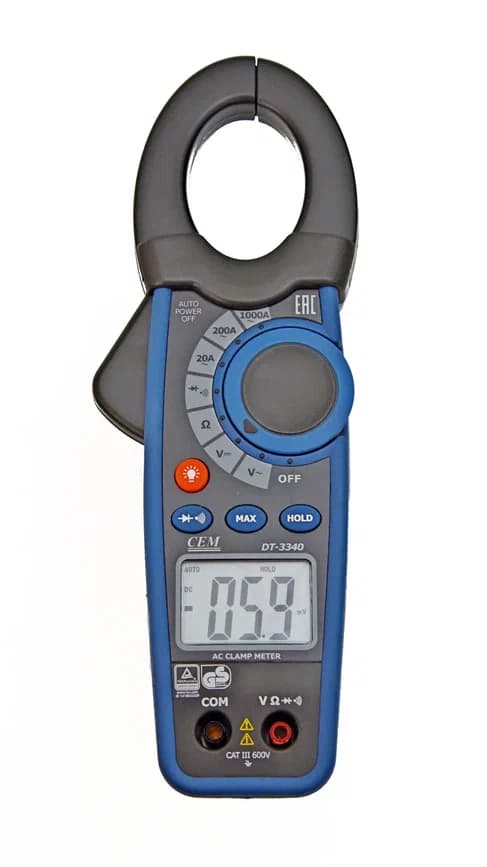 Клещи электроизмерительные DT-3340 с поверкой