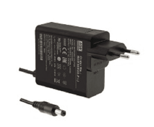 AC-DC адаптер настен., медицин., пром. 30Вт, вход 80...264B AC 47...63 Гц, 113...370B DC, выход 18В/1.66A, 62x30x65мм, -30...+70°С, сертиф.2xMOPP/ CCC /BSMI/ PSE, оснащен Европейской сменной вилкой АС, выходной разъем 11, диам. 5.5х2.1мм