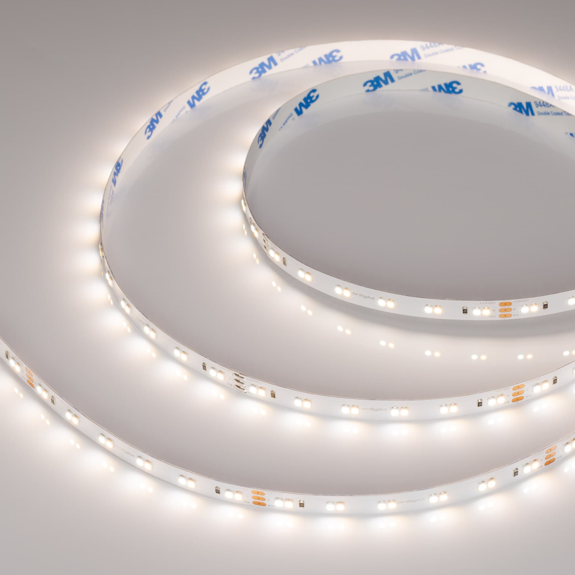 Лента светодиодная 10 Вт/м 24В IP20 4000K2400K 120LED/м UL-A120-10mm SMD 2835 5 м