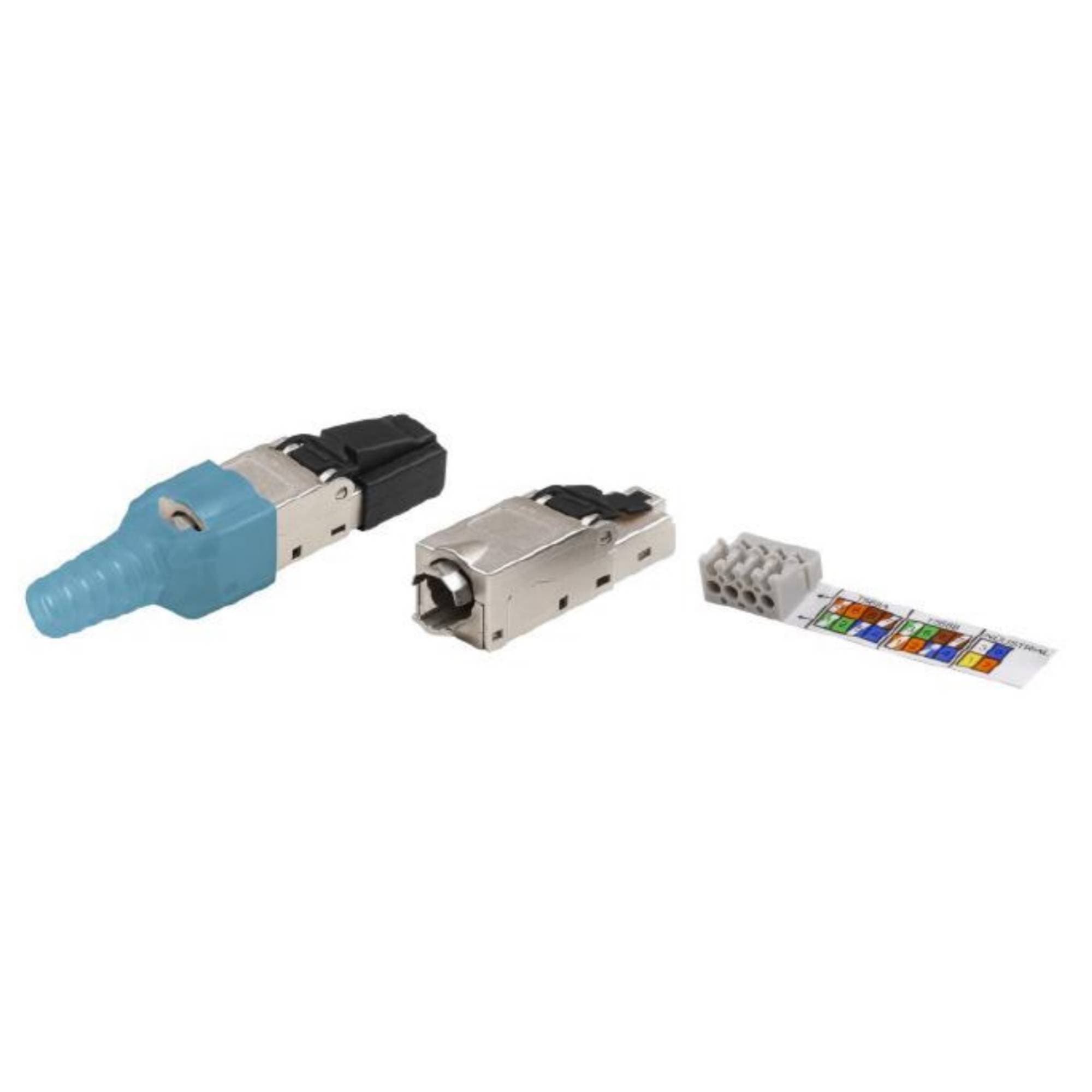 Коннектор industrial 8P8C CAT6A экранированный